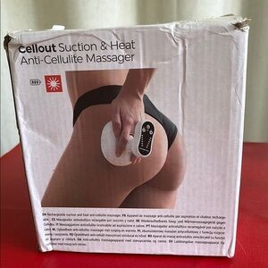 Rechargeable Anti-cellulite Suction and Heat Massager Cello White